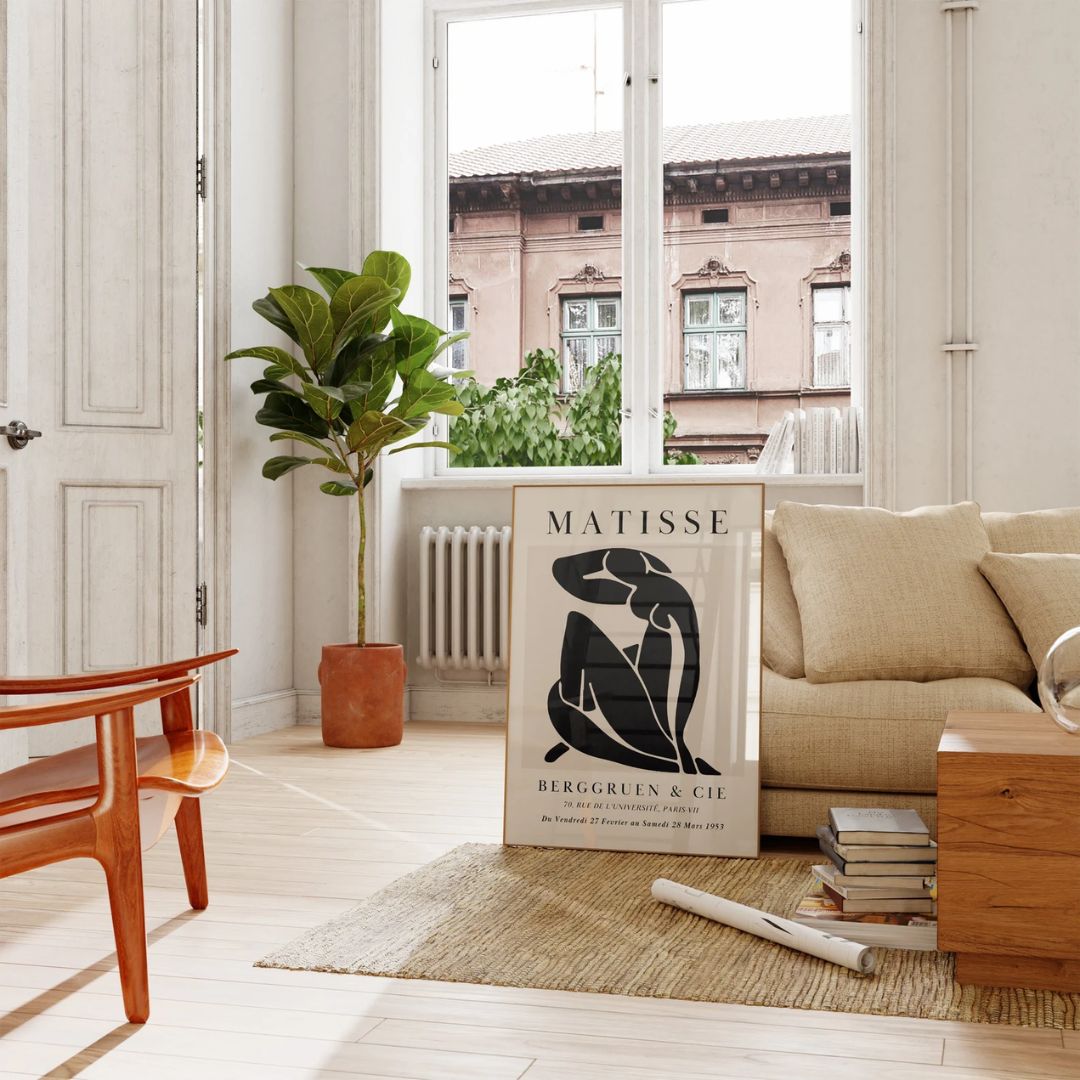 פוסטר נורדו סקנדינבי - מאטיס גוף אישה שחורה