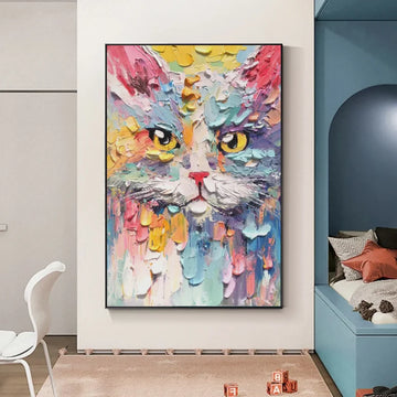 פוסטר וויזואלי - חתול
