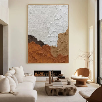 פוסטר אבסטרקטי - צבעים חמים