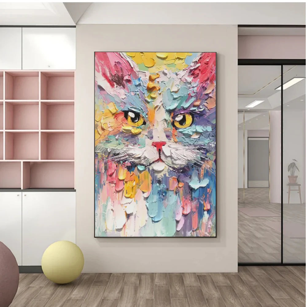 פוסטר וויזואלי - חתול