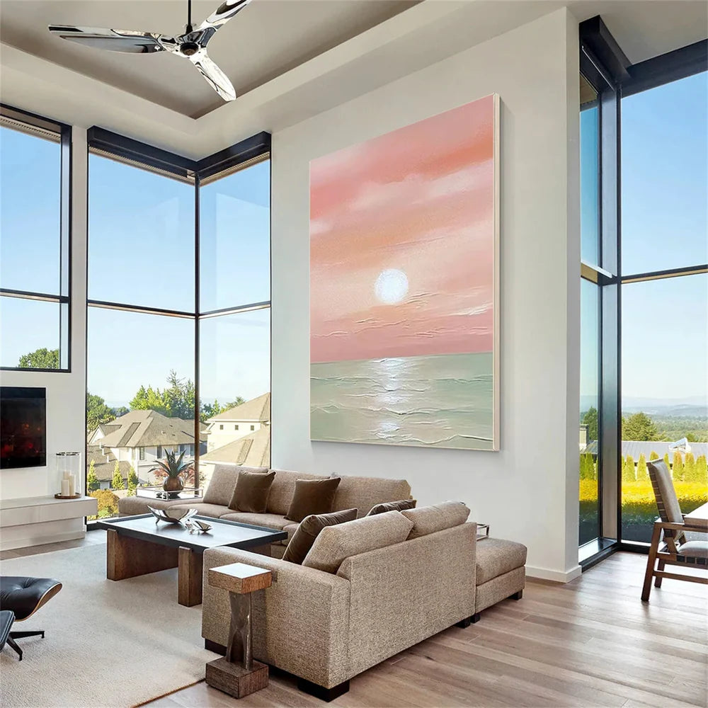 פוסטר וויזואלי - שקיעה