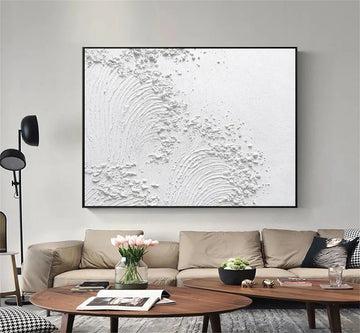 פוסטר מינימאלי - טקסטורה לבנה