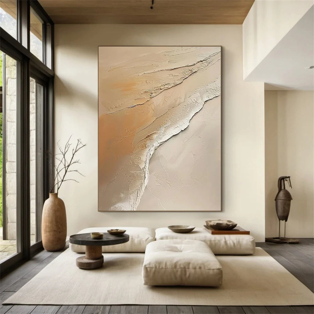 פוסטר אבסטרקטי - חוף ים