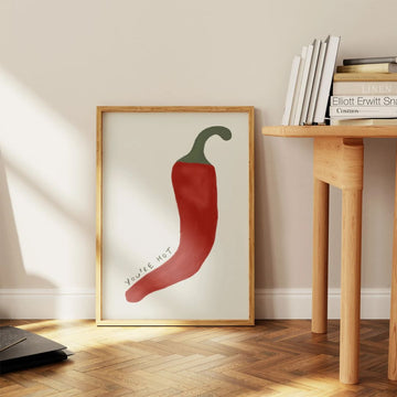 פוסטר מלל - הדפס צ'ילי "You're Hot"