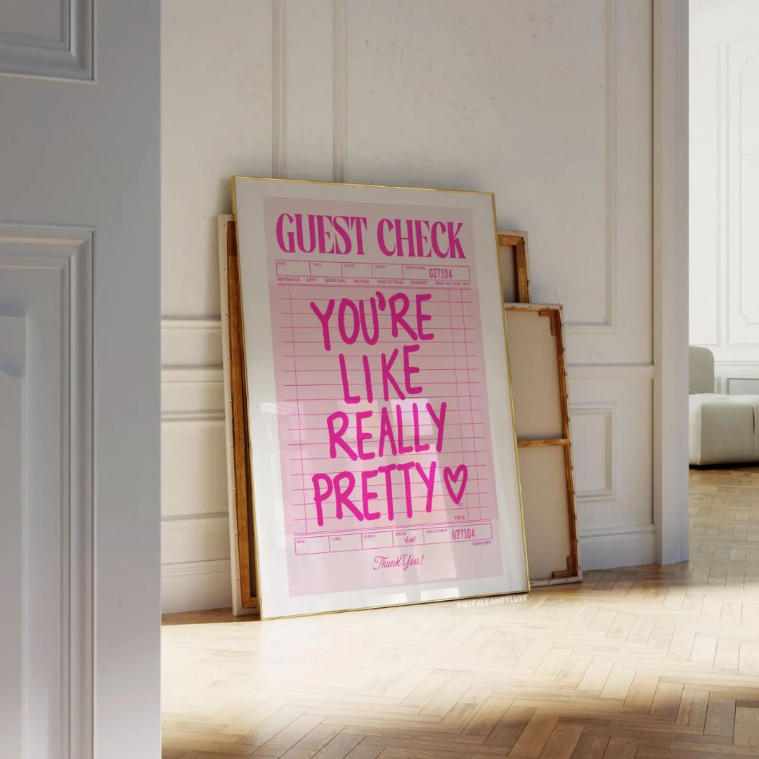 פוסטר ילדים ונוער - You're Like Really Pretty