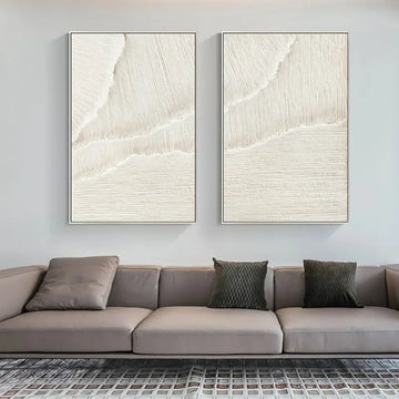 סט מינימלי 2 תמונות - גוונים בהירים