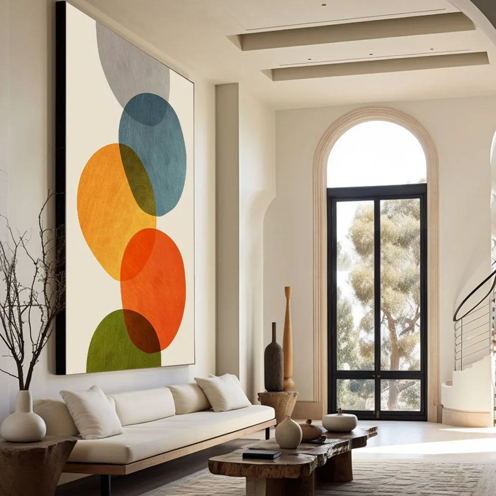 פוסטר אבסטרקטי - עיגולים