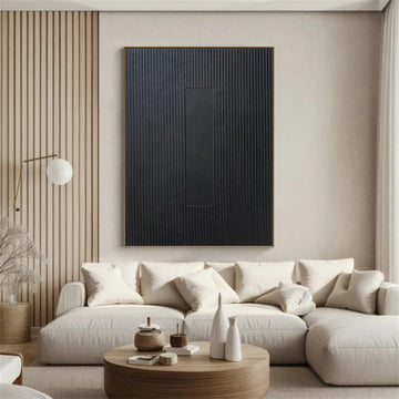 פוסטר מינימאלי - טקסטורה שחורה