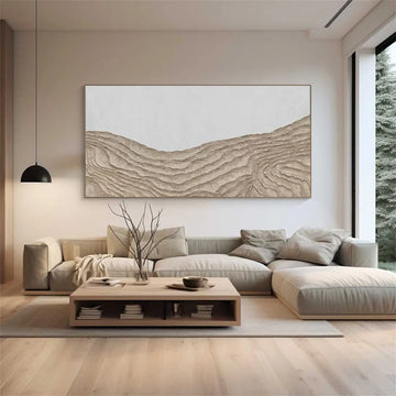 פוסטר מינימאלי - טקסטורה חומה