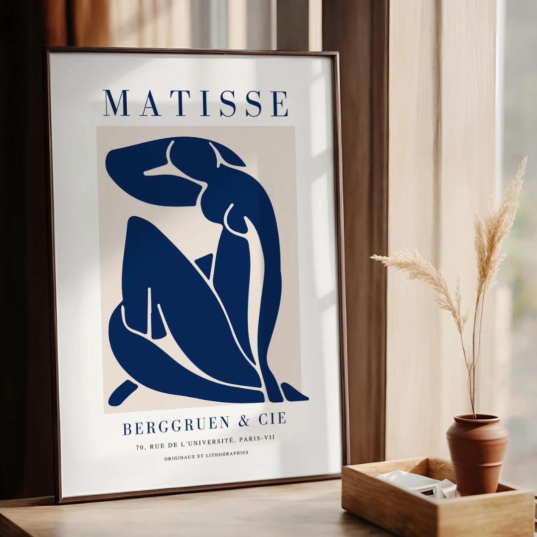 פוסטר נורדו סקנדינבי - מאטיס בצבע כחול כהה