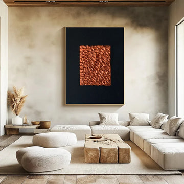 פוסטר מינימאלי - טקסטורה שחורה ייחודית