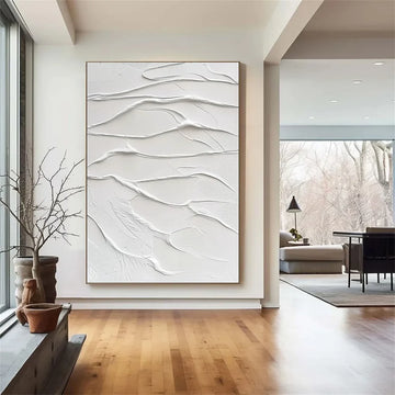 פוסטר מינימאלי - טקסטורה לבנה