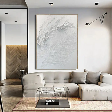 פוסטר מינימאלי - טקסטורה לבנה