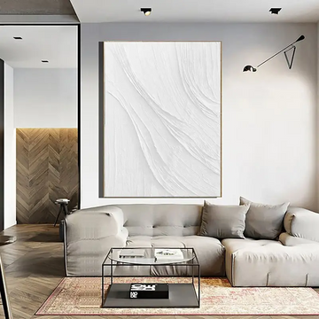 פוסטר מינימאלי - טקסטורה לבנה