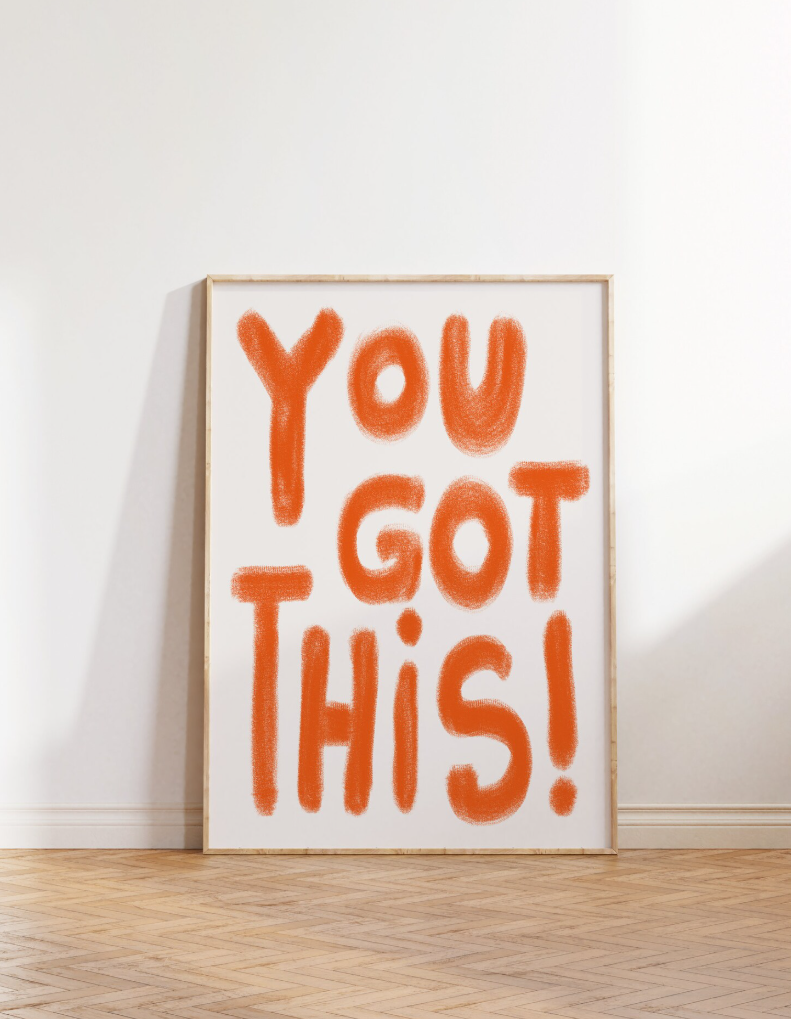 פוסטר מלל - You Got This