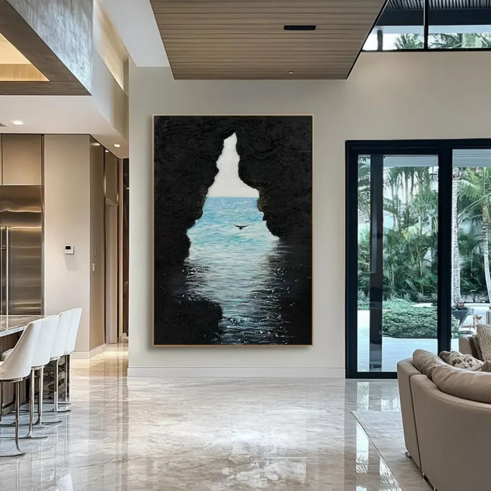 פוסטר וויזואלי - חלון לים