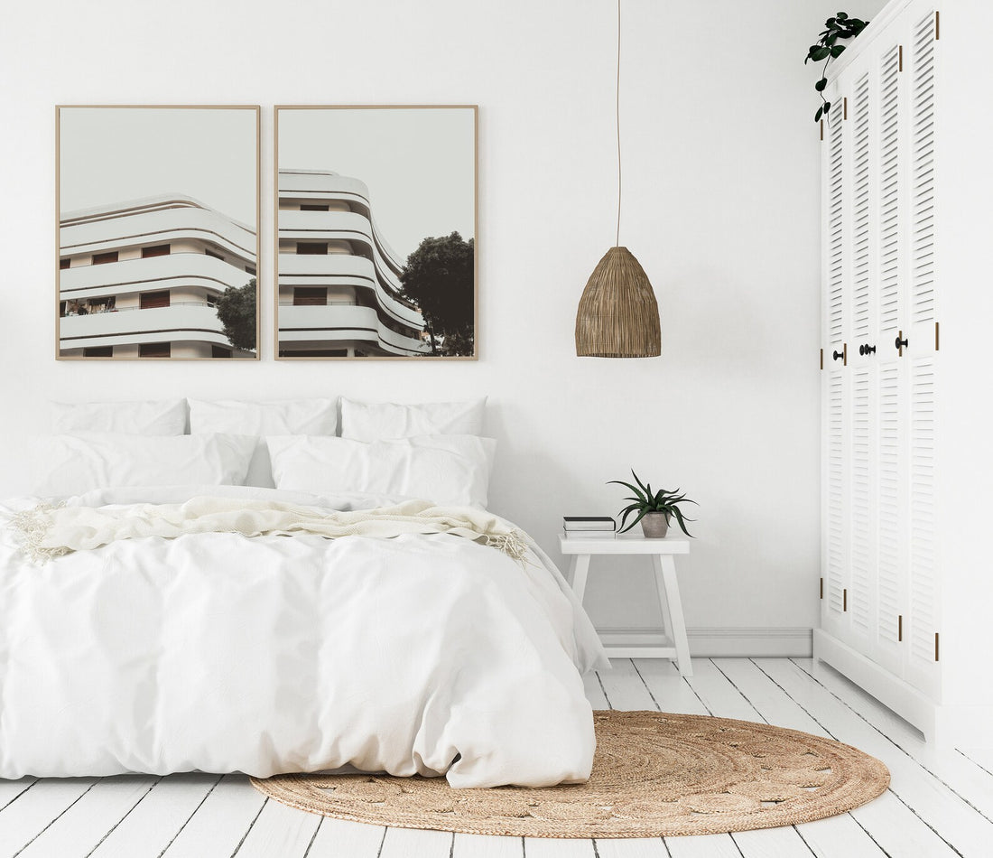 סט ישראלי של 2 תמונות - בניינים תל אביב