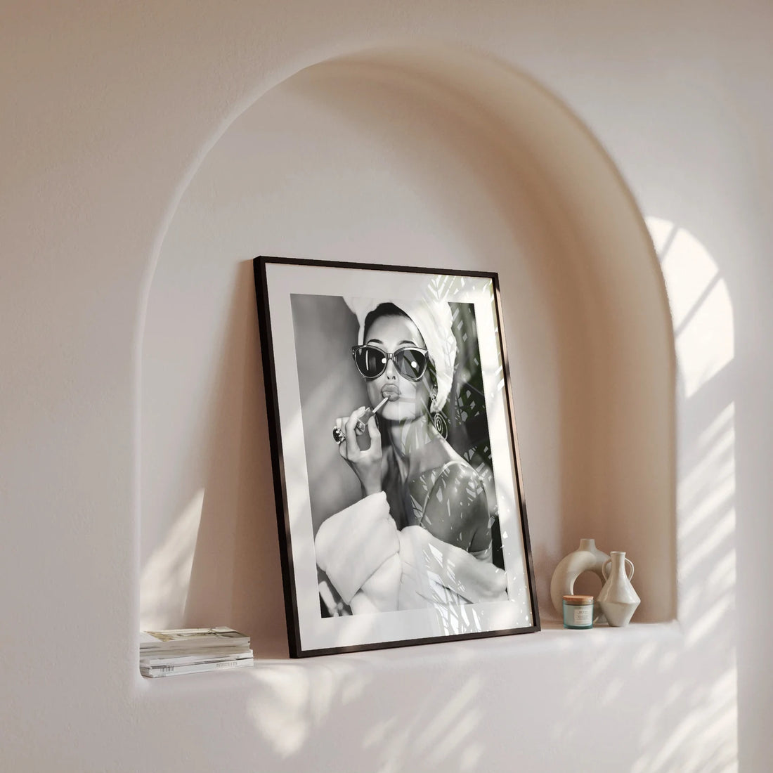 פוסטר ילדים ונוער - Audrey Hepburn Lipstick