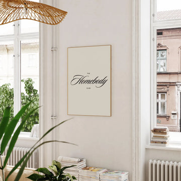 פוסטר מלל - Homebody Club