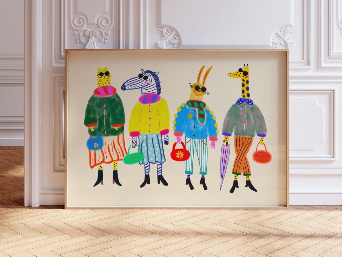 פוסטר ילדים ונוער - Fashion Week Art