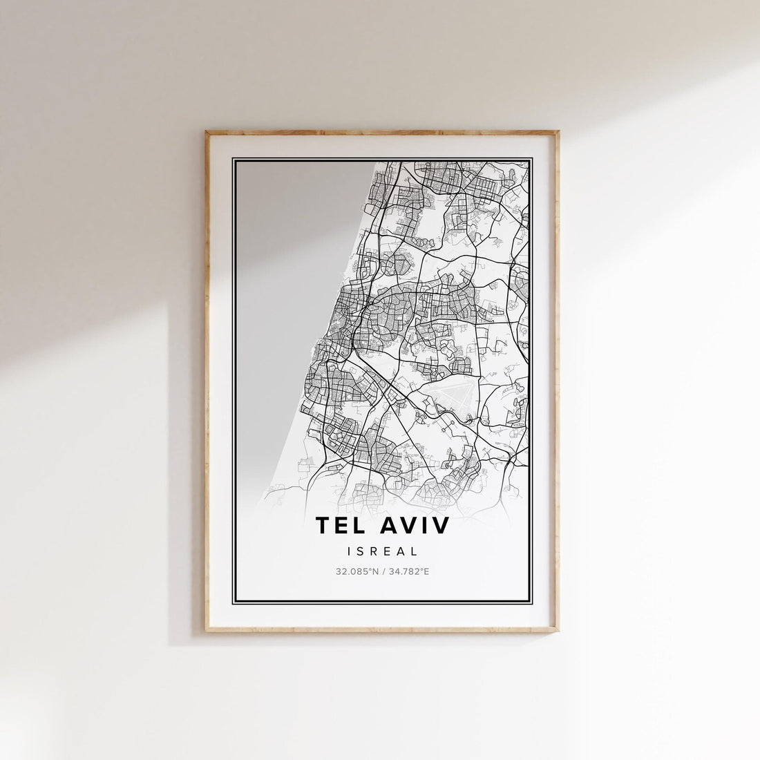 סט ישראלי של 3 תמונות - תל אביב